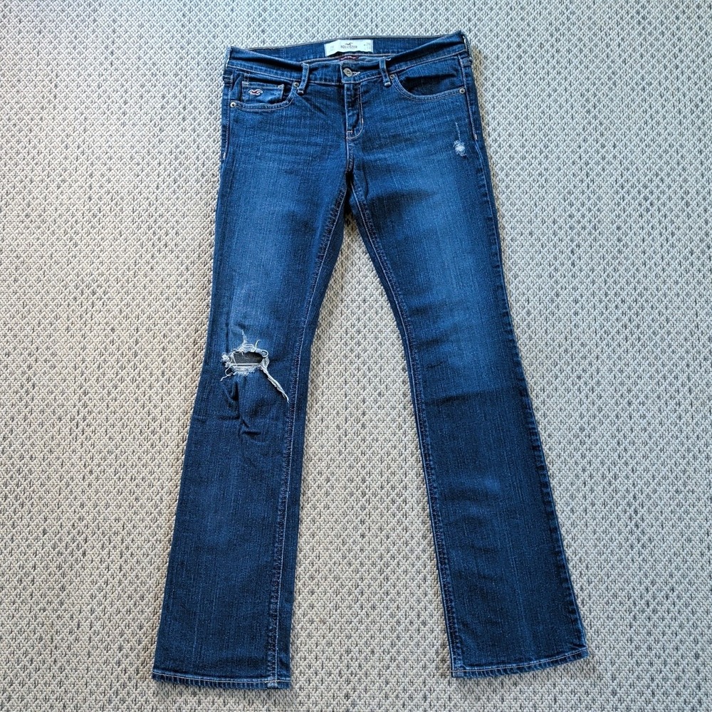 VTG Hollister SoCal Stretch Venice‎ Boot 7R Women's Denim Jeans W-28 L-33 Y2K